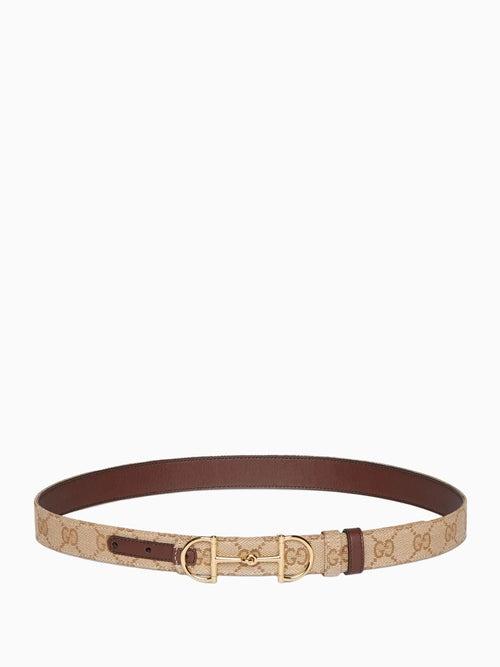 Reversible belt with Horsebit buckle A001V4 FAF7J 9651 GUCCI 