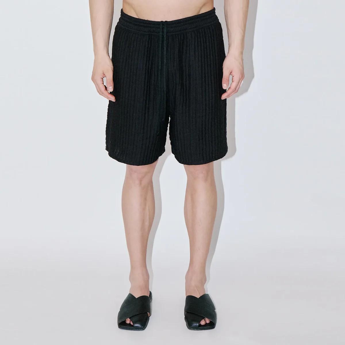 AirCloud Black Cotton Lounge Shorts SMOOTH AIRCLOUDTAUPE TRUE TRIBE 
