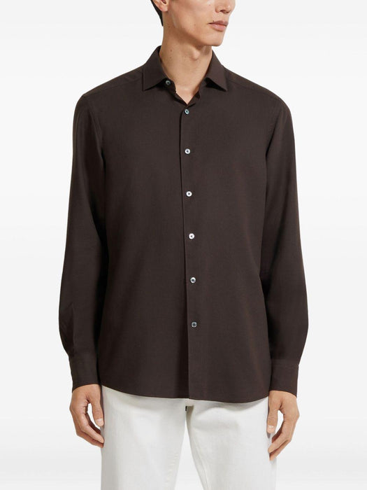 Cashco long-sleeve button-down shirt UGX44A2 SRF5943 ZEGNA 