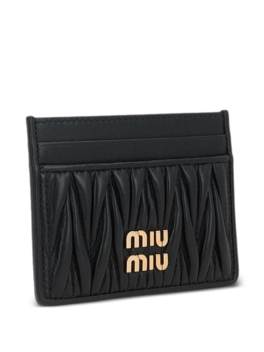 logo-lettering cardholder 5MC076 AFPPF0002 MIU MIU 