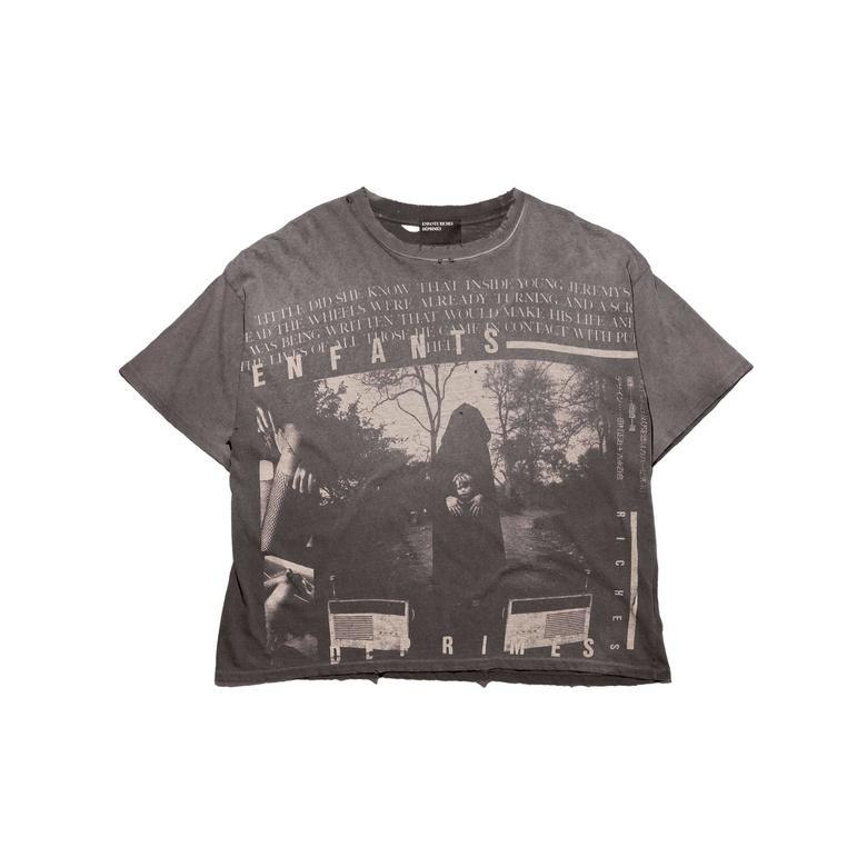 JEREMY T-SHIRT 01-0944 WASHED BROWN ENFANTS RICHES DÉPRIMÉS 