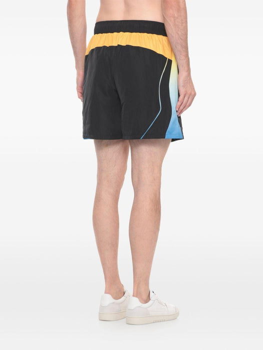 Gradient Football Shorts<BR/> M-AW25-TR-348-01 BLACK GRADIENT CASABLANCA 