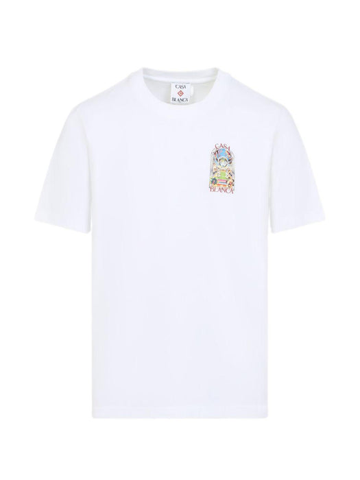 Tennis Landscape Short Sleeve T-Shirt M-SS26-JTS-001-15 TENNIS LANDSCAPE CASABLANCA 