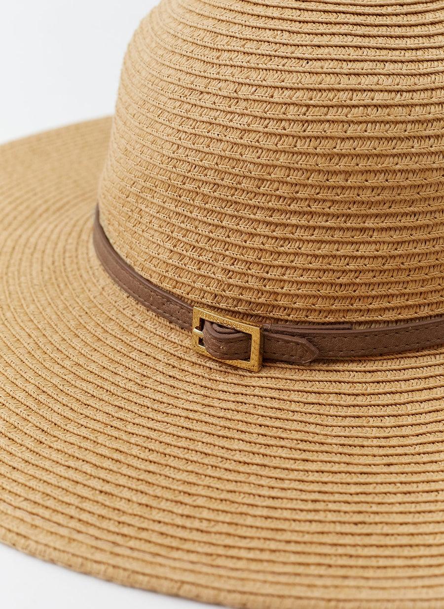 Jemima Beige Hat JEMIMA CR BLK/TAN MELISSA ODABASH 