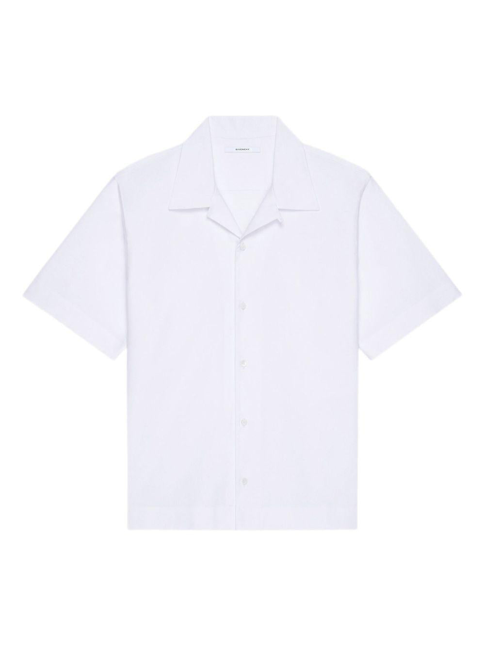 revere-collar short-sleeve shirt BM616J15H7 100 GIVENCHY 
