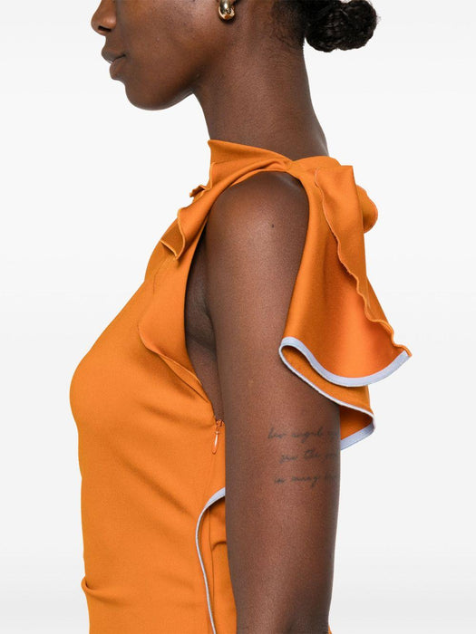 asymmetric dress 1325WDR006601A 6504 VICTORIA BECKHAM 