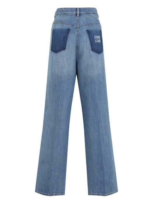logo-appliqué jeans GWP394 S 232 17GGF0076 MIU MIU 