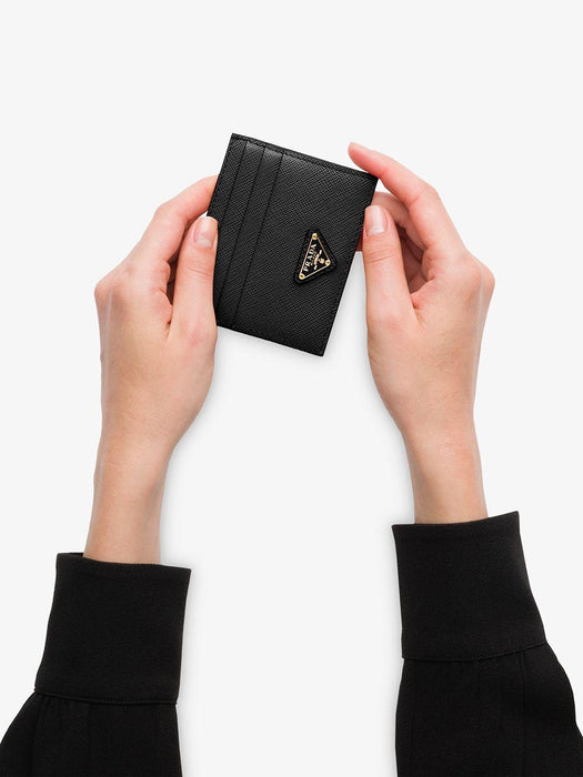 logo-plaque card holder 1MC025 QHHF0002 PRADA 