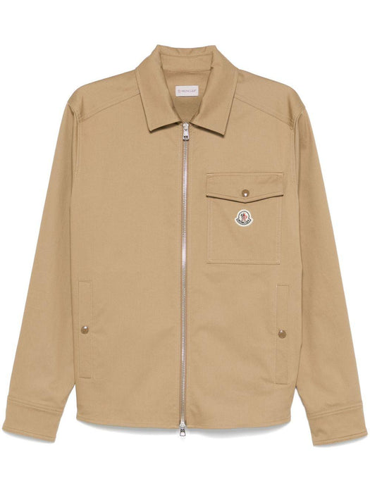flap-pocket zip shirt jacket L10912F00023 57448248 MONCLER 