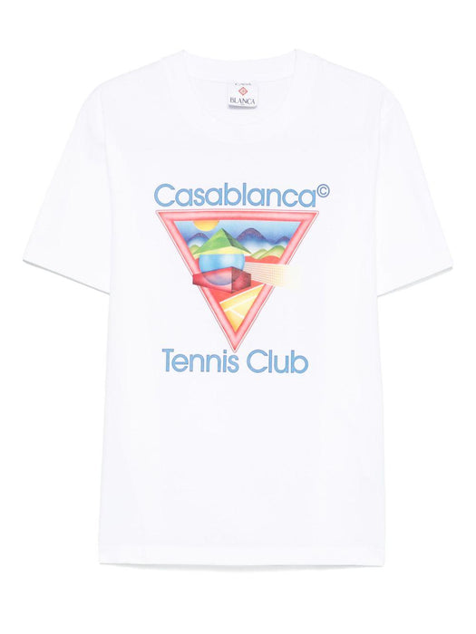 Tennis Club Icon T-shirt MPF25-JTS-001-01 TENNIS CLUB ICON CASABLANCA 