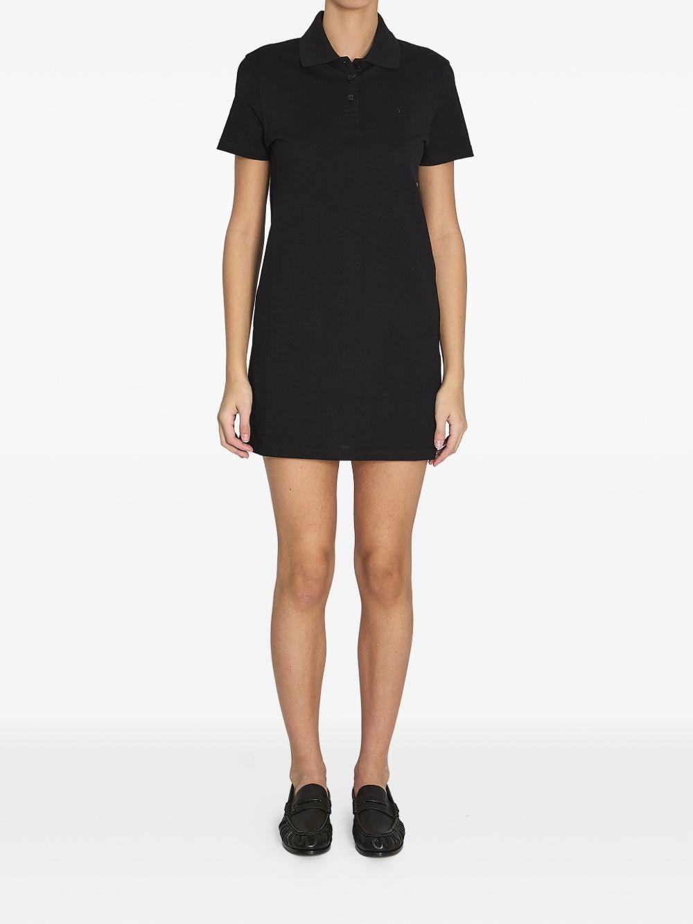 buttoned polo dress 862599 Y37ZE1000 SAINT LAURENT 