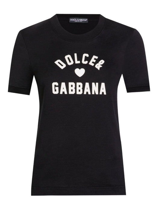 logo-print cotton T-shirt F8N08Z GDDBFN0000 DOLCE & GABBANA 