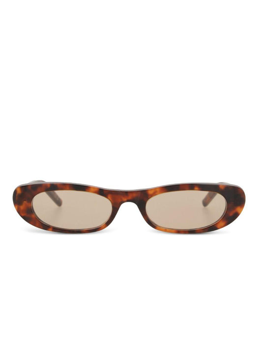 tortoiseshell oval-frame sunglasses 713740 Y99562336 SAINT LAURENT 