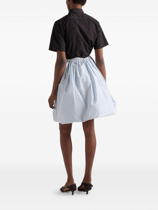 short-sleeved poplin shirt P411J S OOO 1XV2F0002 PRADA 