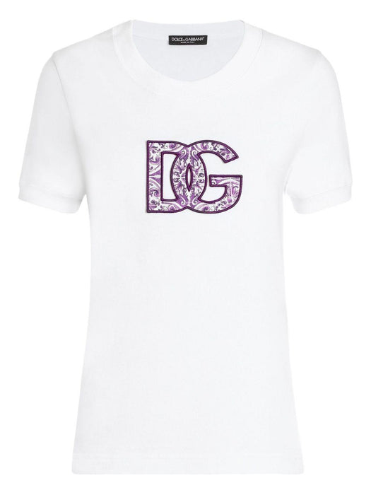 logo-appliqué cotton t-shirt F8N08Z GDC6UW0800 DOLCE & GABBANA 