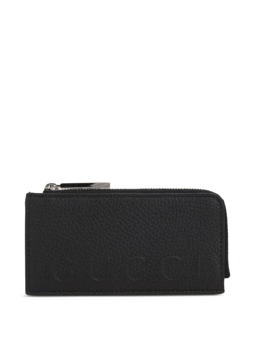 embossed-logo zip-fastening cardholder 835073 AAE1W1000 GUCCI 