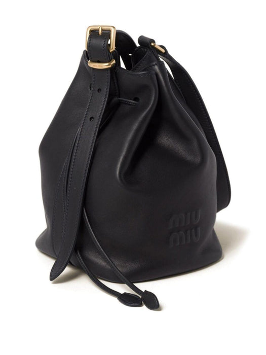 leather bucket bag 5BE090 2CRMF0002 MIU MIU 