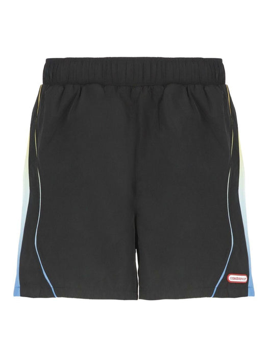 Gradient Football Shorts<BR/> M-AW25-TR-348-01 BLACK GRADIENT CASABLANCA 