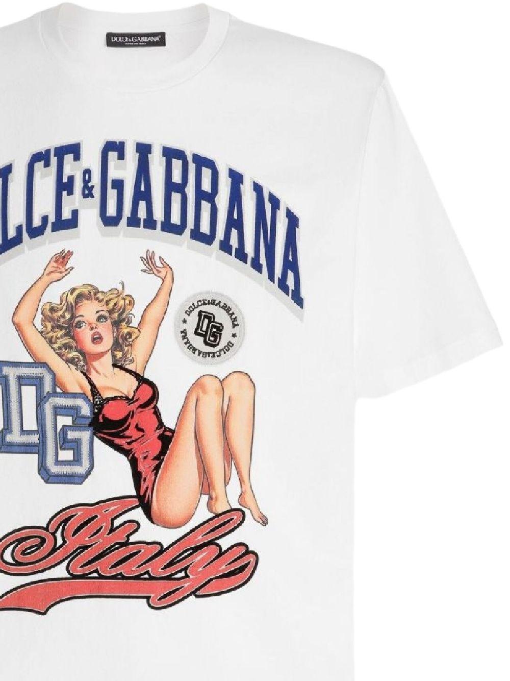 graphic-print T-shirt G8PN9Z G7PKKA4567 DOLCE & GABBANA 