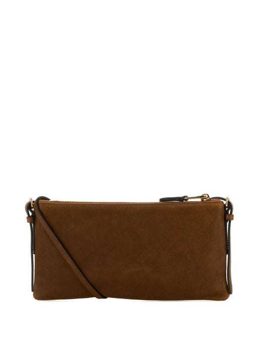 logo-embossed leather cross body bag 5NI007 AEFXF0316 MIU MIU 