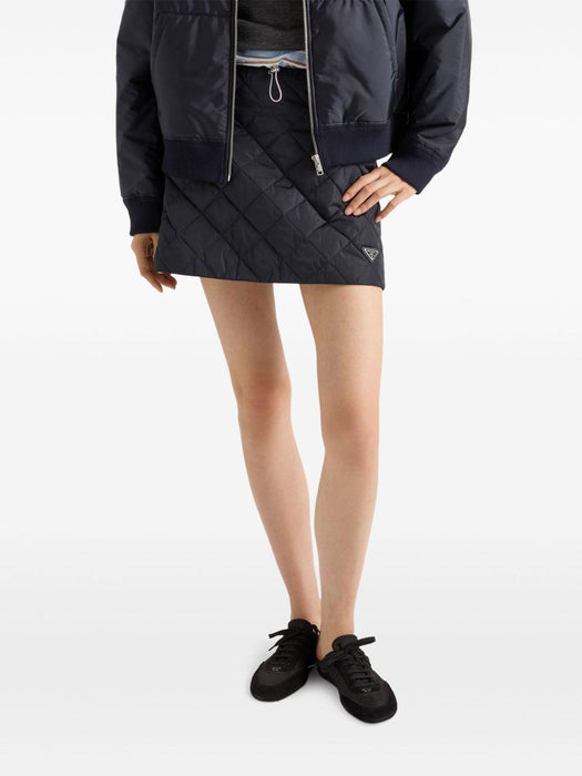 quilted logo-plaque mini skirt 21X969 S OOO 1WQ9F0008 PRADA 