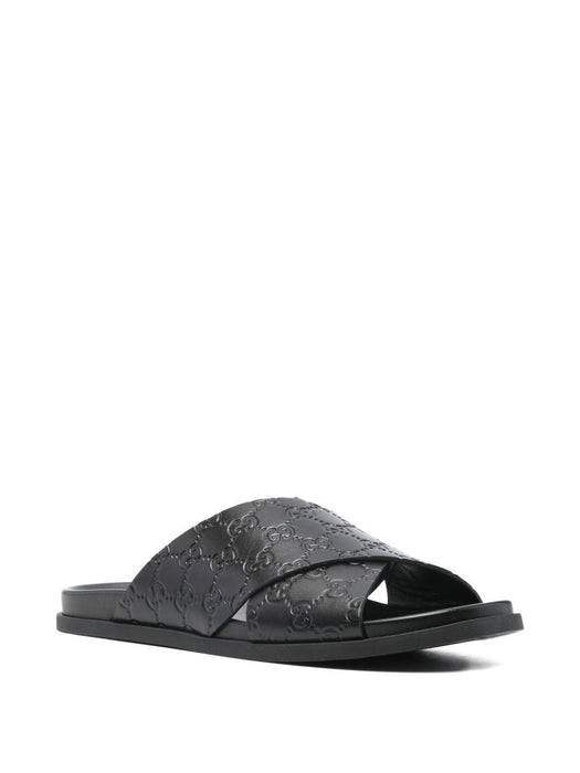 Interlocking-G criss-cross flat sandals 834940 AADMJ1000 GUCCI 