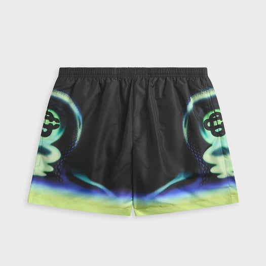 Sporchid Printed Swim Short M-SS26-TR-032-01 SPORCHID BLACK CASABLANCA 