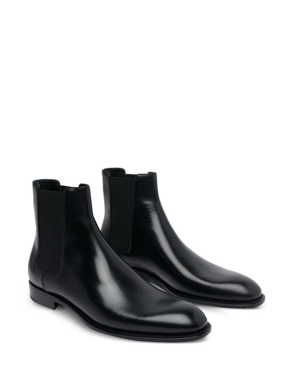 25mm Adrien round-toe slip-on boots 837991 AAE5G1000 SAINT LAURENT 