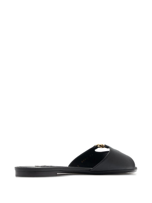 Lollo logo-plaque sandals CQ0684 A195380999 DOLCE & GABBANA 