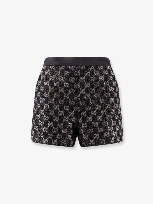 Embroidered wool tweed lamé shorts 853382 ZARWY1000 GUCCI 
