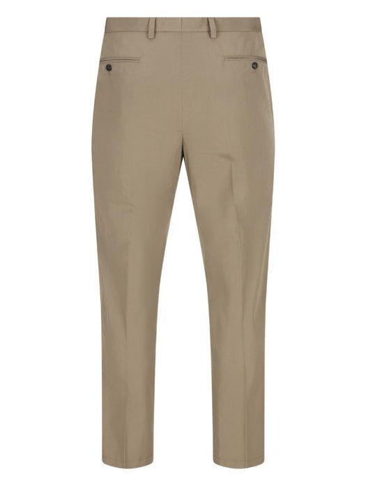 tailored cotton poplin trousers UP0419 S OOO 1XV2F0JDS PRADA 