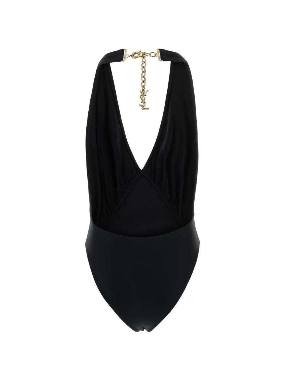 Halterneck swimsuit 859623 Y37WN1000 SAINT LAURENT 