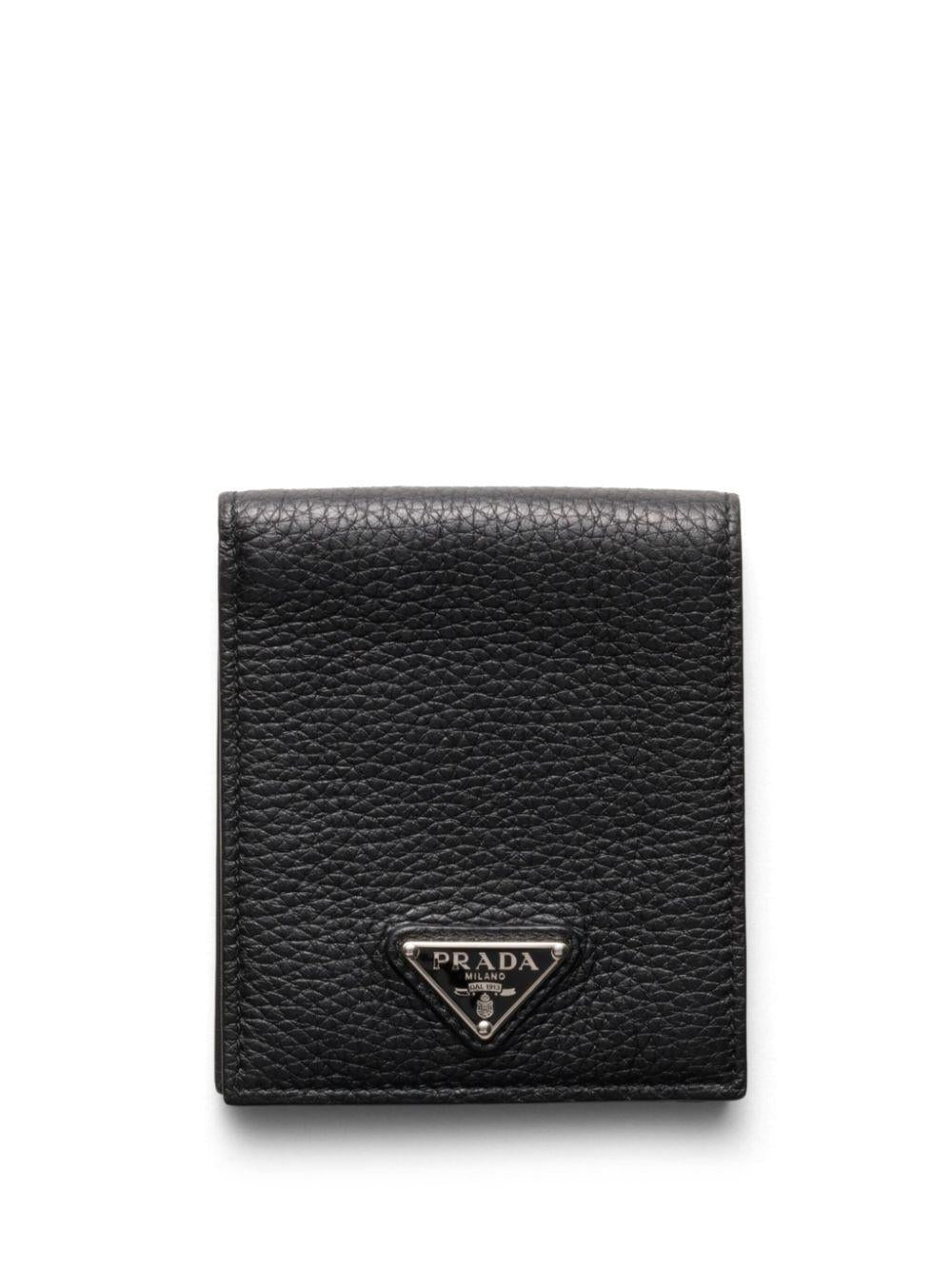 enamel triangle-logo wallet 2MO513 2E54F0002 PRADA 