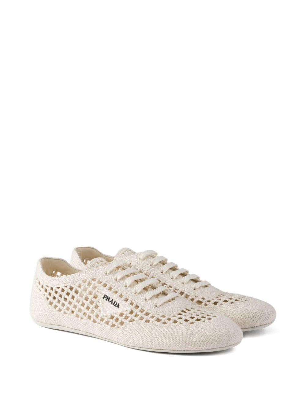 round-toe lace-up sneakers 1E360O F 005 2F46F0304 PRADA 
