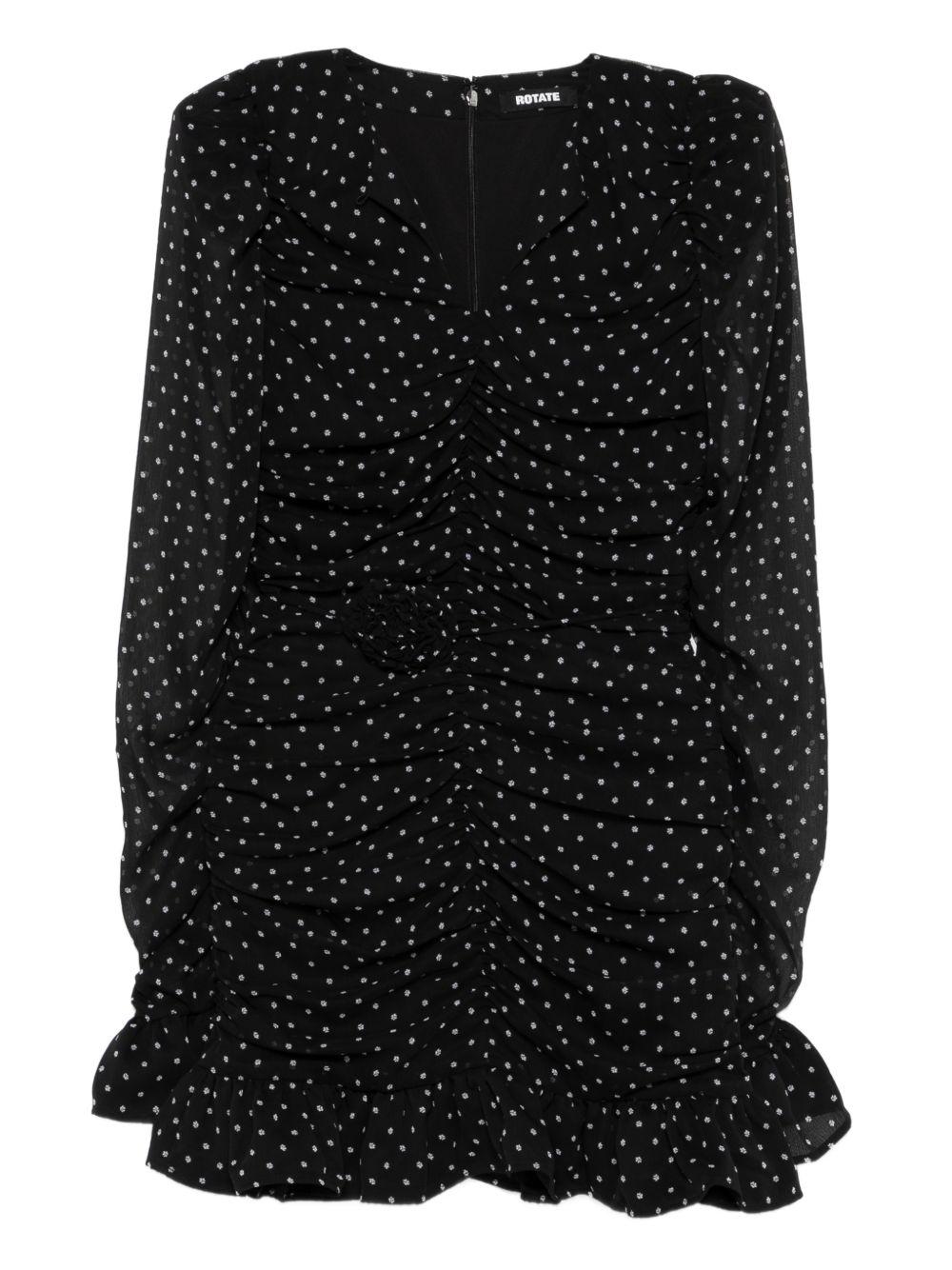 floral-dot mini dress 115224000 000 ROTATE 