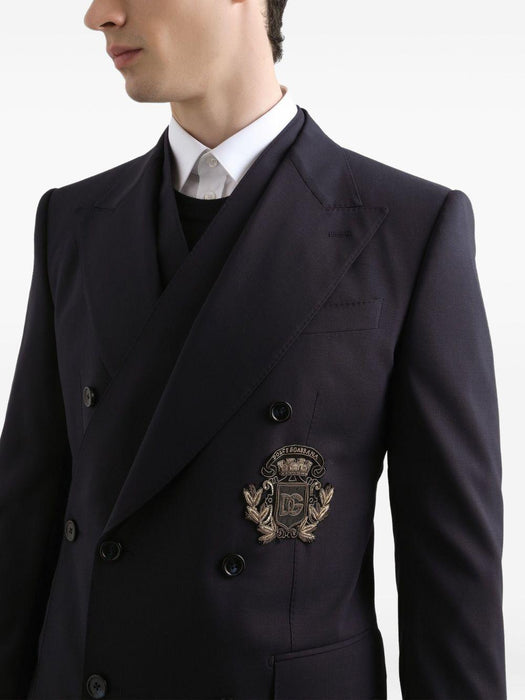 double-breasted crest-embellished blazer G2VE2Z FUBF2B0665 DOLCE & GABBANA 