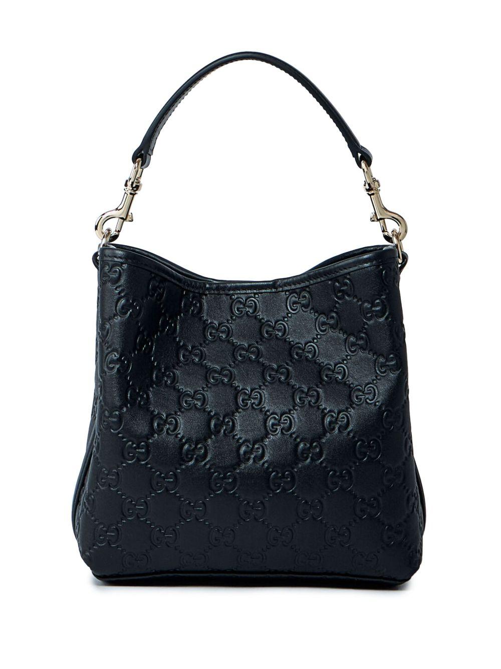 small GG Emblem leather tote bag 815118 AAFDV1000 GUCCI 