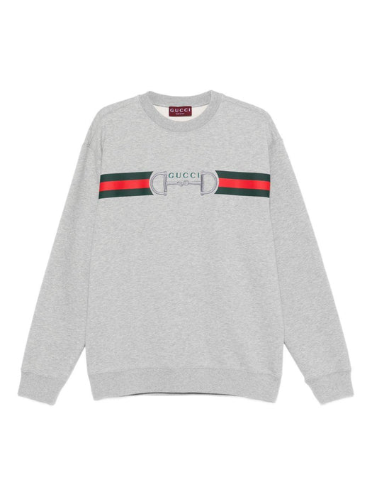 stripe logo sweatshirt 848737 XJHOK1056 GUCCI 