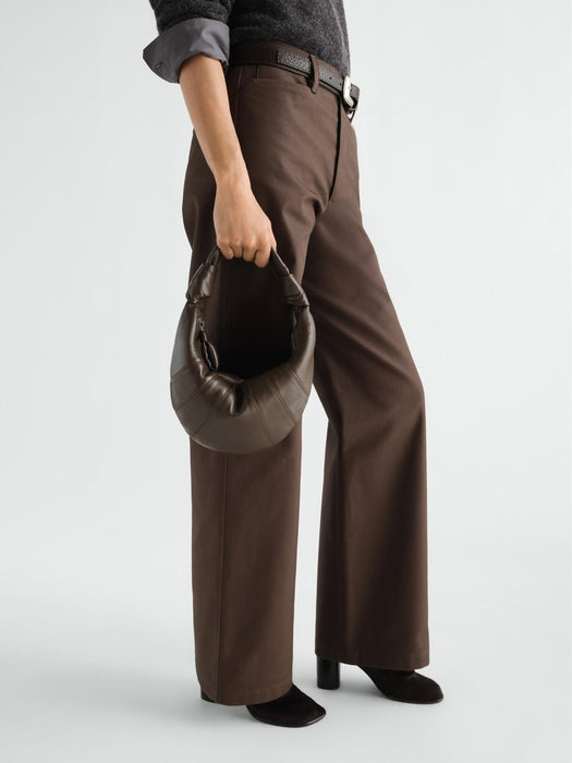 Mini fortune croissant bag BG0125 LL095OTTER BR442 LEMAIRE 