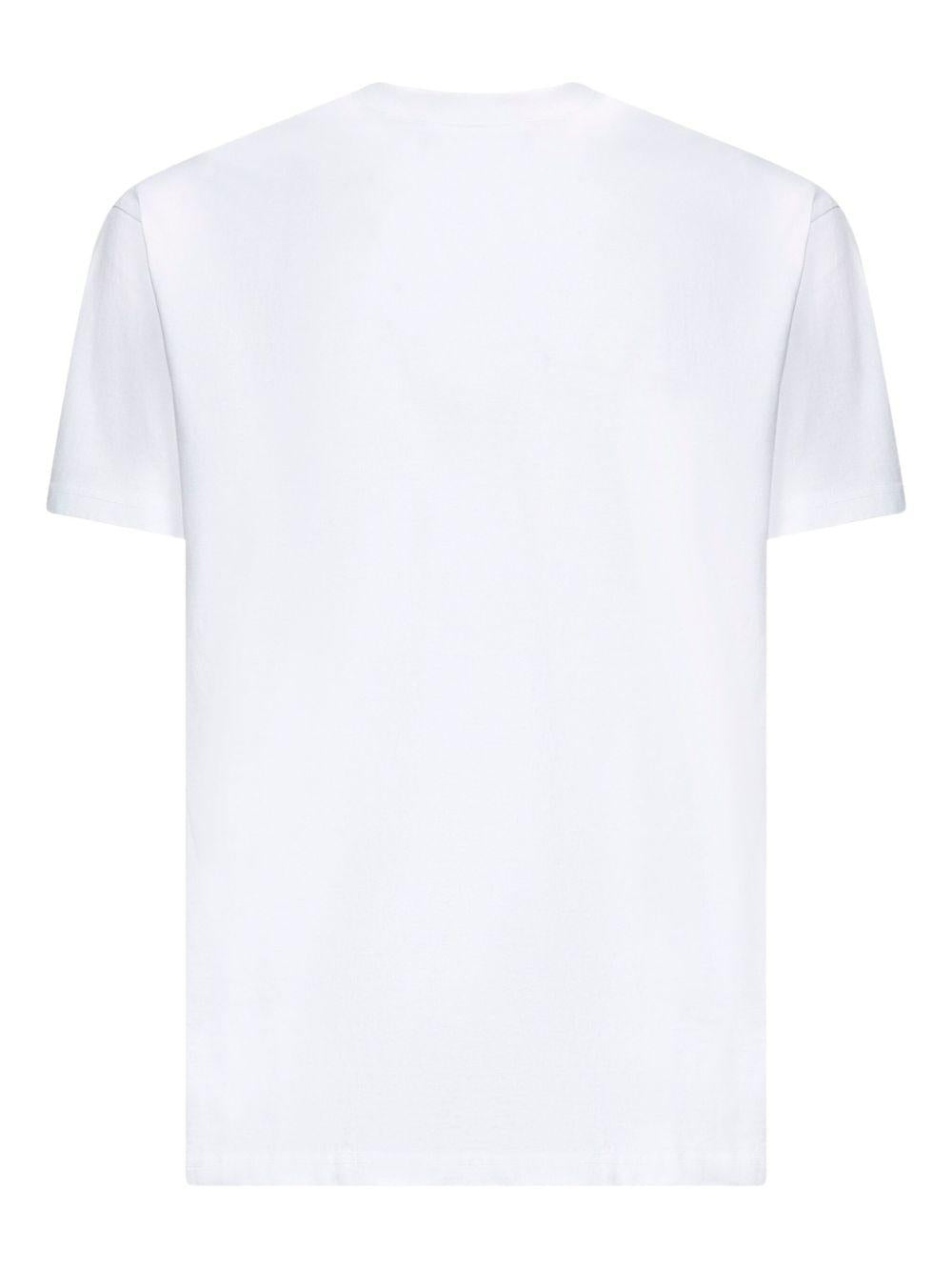 logo-print crew-neck T-shirt BM71NK3YRR 100 GIVENCHY 