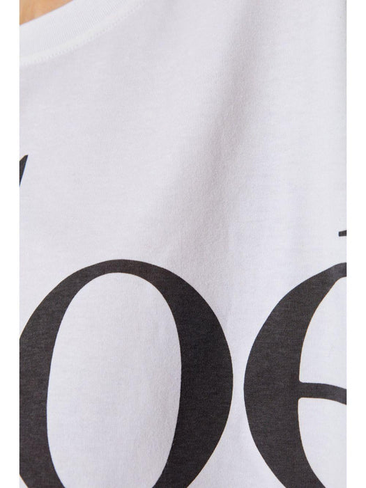 logo-print crop top 24AJH09183 101 CHLOÉ 