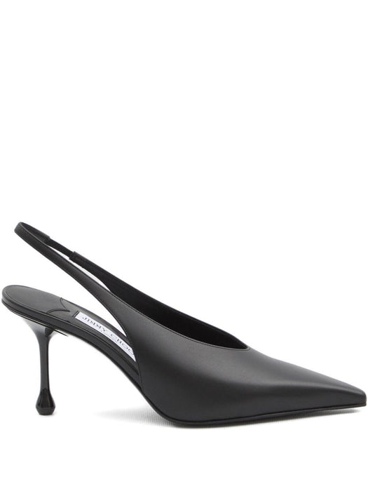 80mm Isa pointed-toe slingback pumps ISA 80 CLF BLACK JIMMY CHOO 