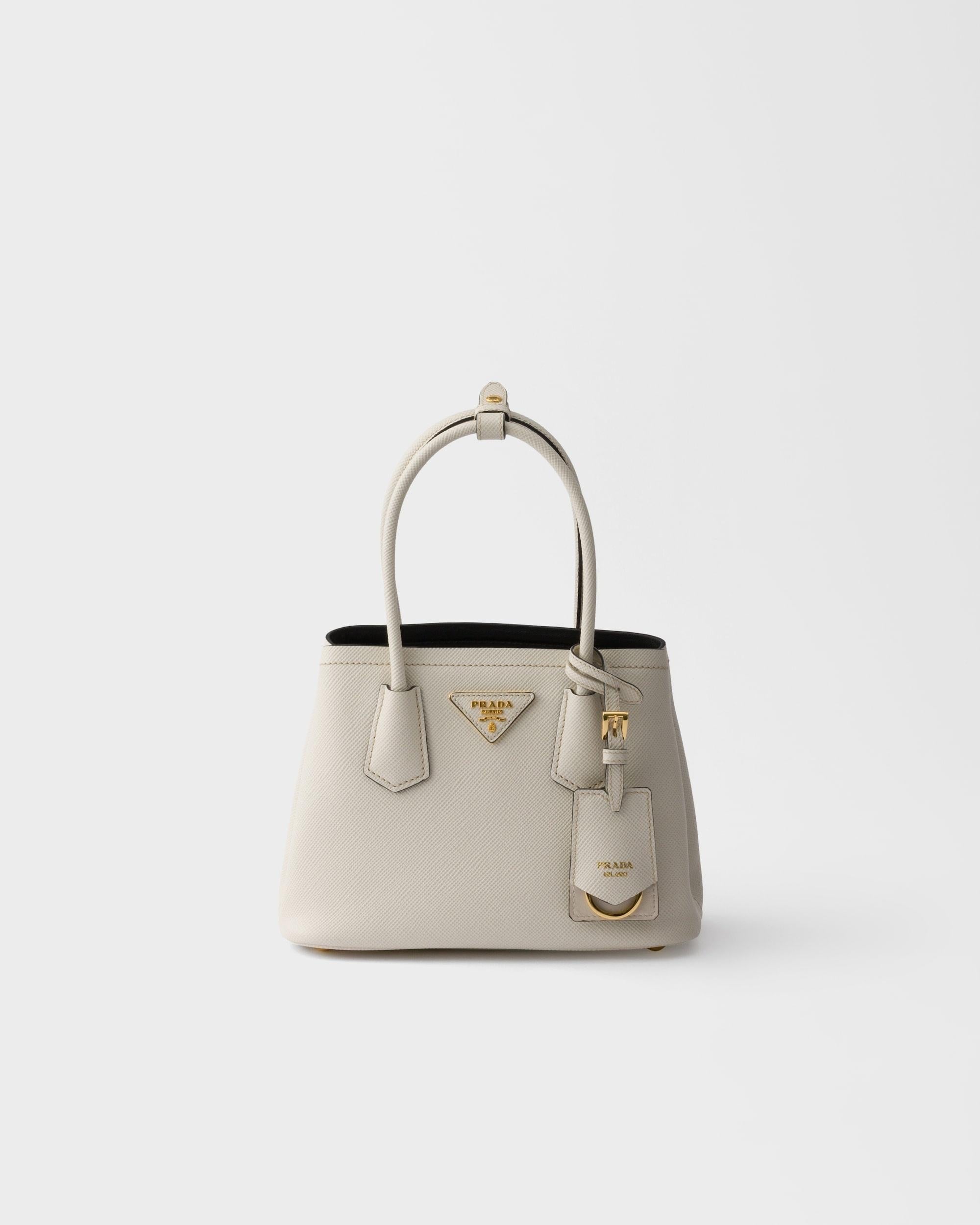 Double Saffiano leather mini-bag 1BA497 VOOO 2A4AF0LH8 PRADA 