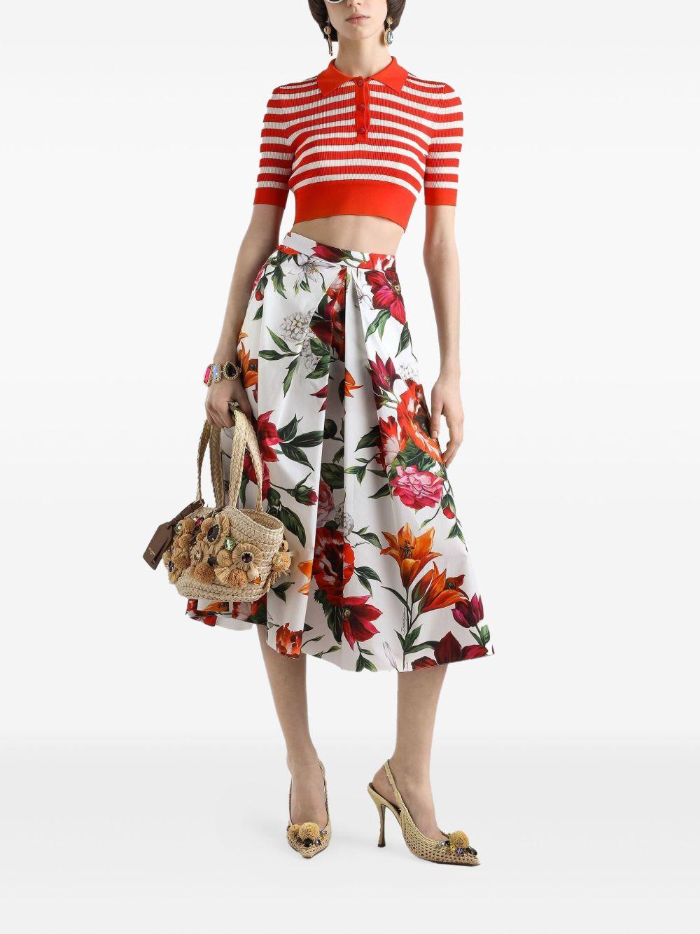 floral-print midi skirt F4C10T HS5TQHA5PB DOLCE & GABBANA 