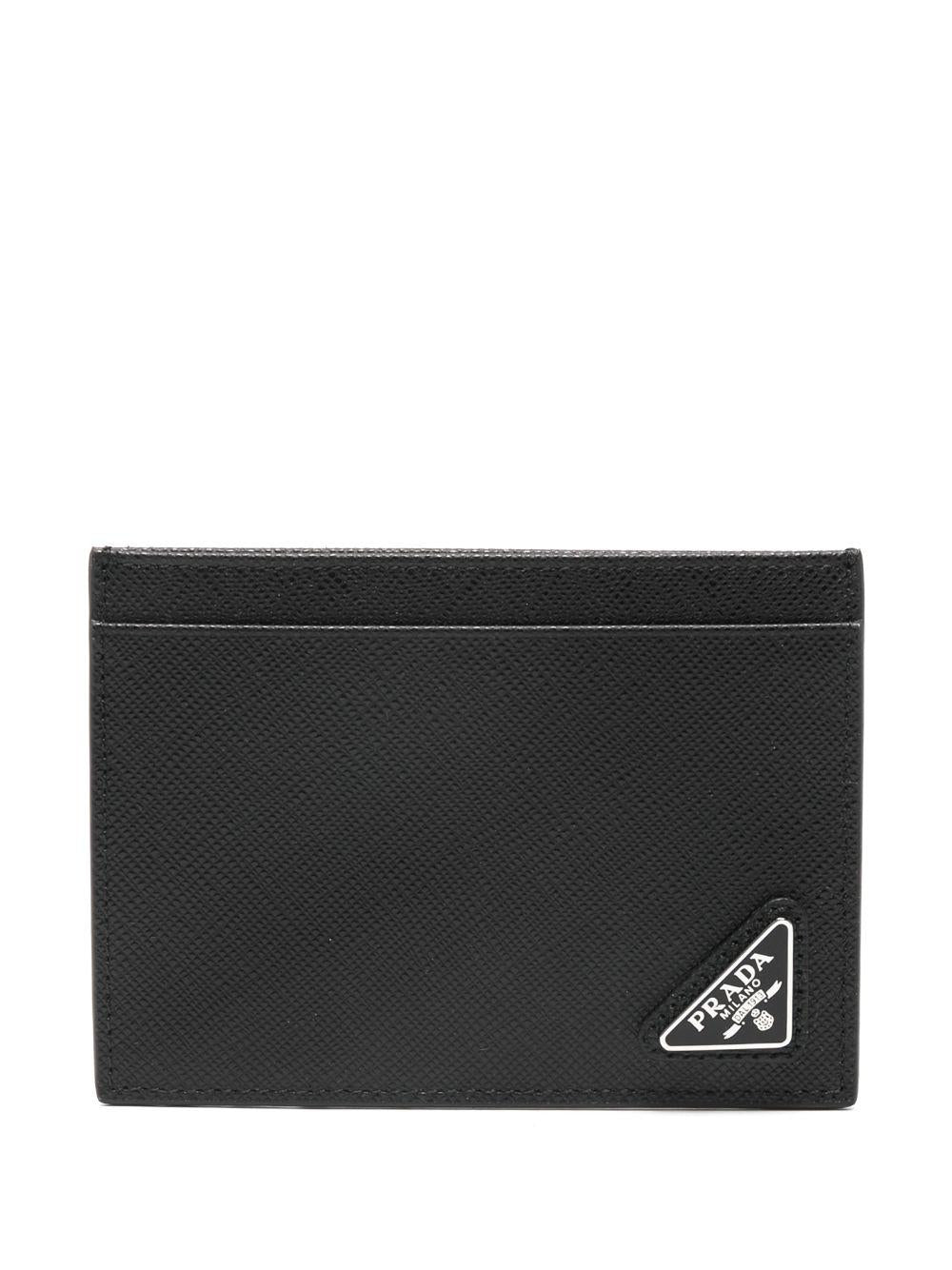 Black Leather Card Holder 2MC130 QHHF0002 PRADA 