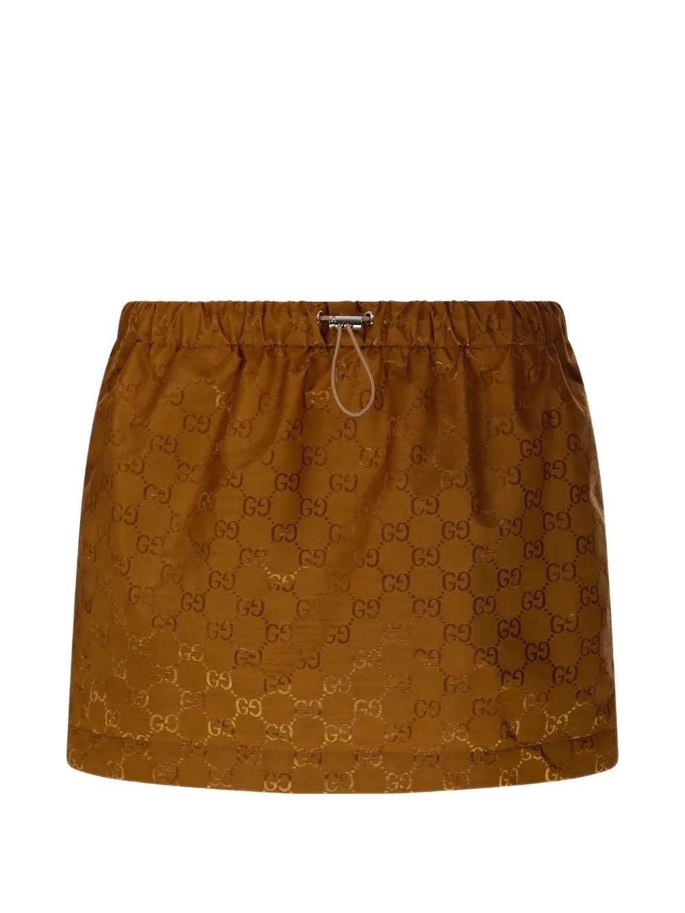 monogram elasticated mini skirt 856026 ZAUC02709 GUCCI 
