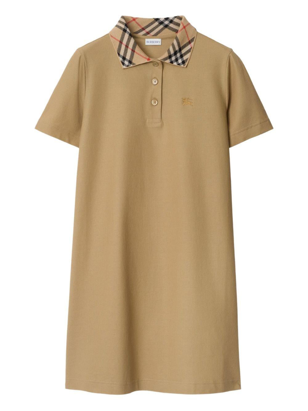 cotton polo shirt dress 8110342 B8626 BURBERRY 