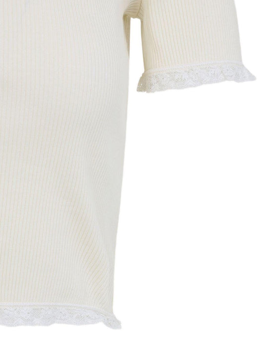 lace-trimmed top MJN580 S OOO 17Z9F0304 MIU MIU 