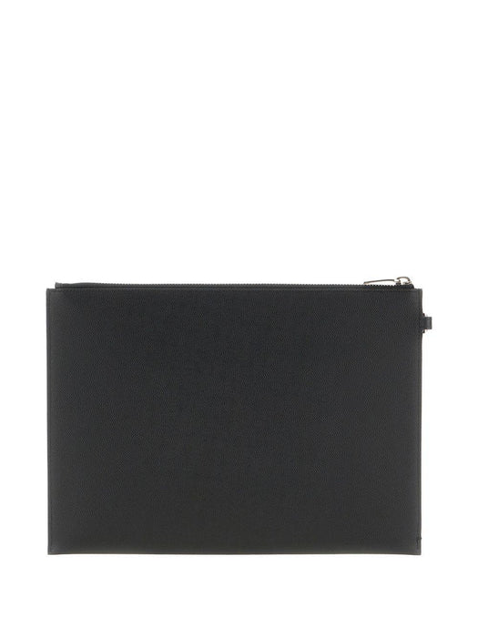 logo zipped clutch<BR/><BR/><BR/><BR/><BR/> 683865 BTY0N1000 SAINT LAURENT 