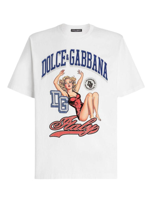 graphic-print T-shirt G8PN9Z G7PKKA4567 DOLCE & GABBANA 